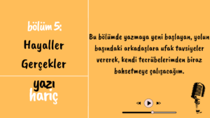 Read more about the article Yazı Hariç Podcast 5. Bölüm: Hayaller / Gerçekler